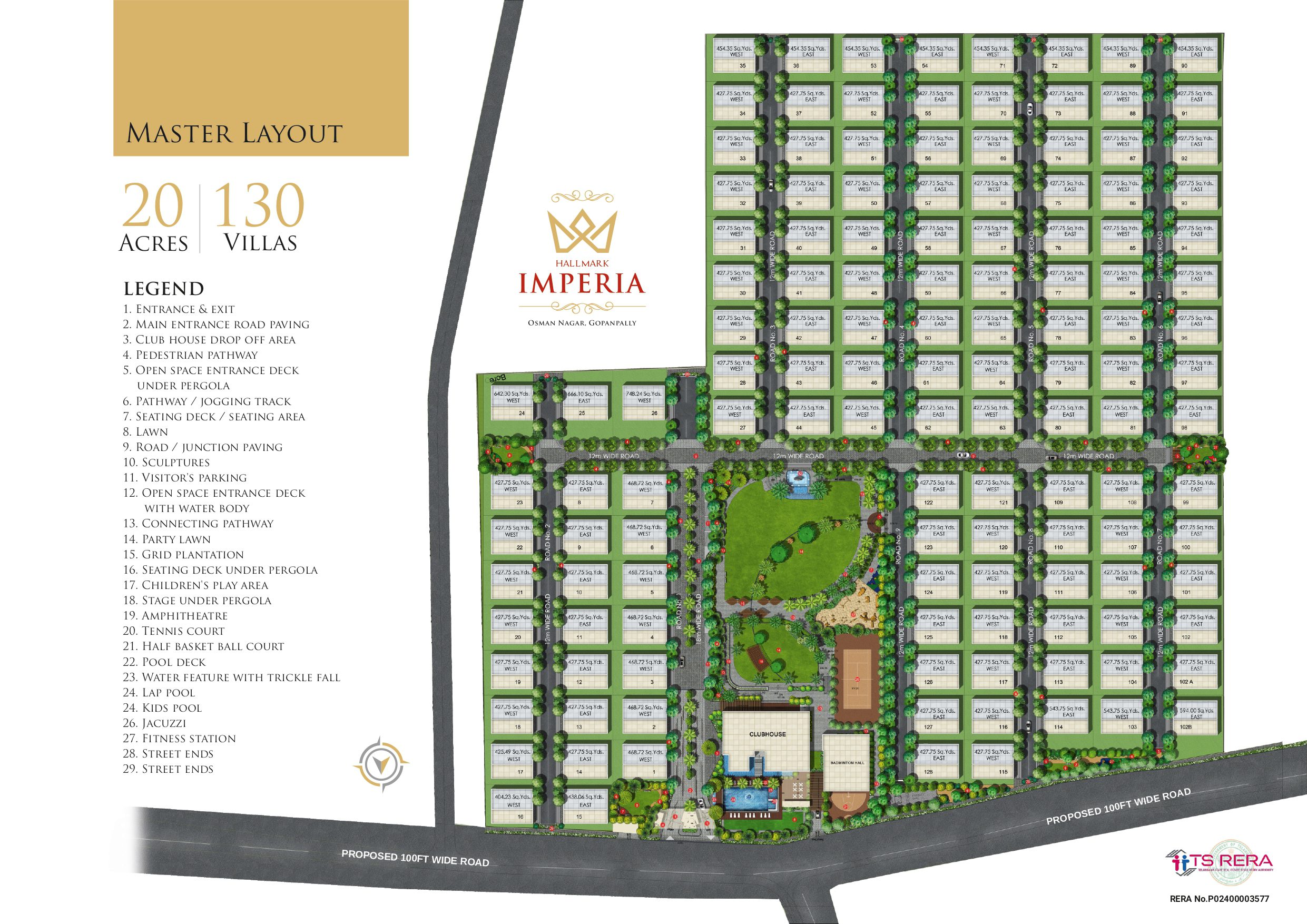 Luxury villas